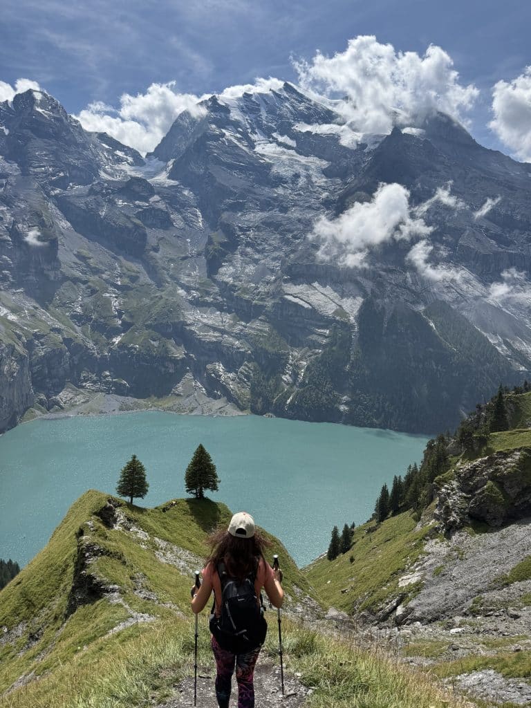 vue panoramique sur le lac suisse Oechinensee