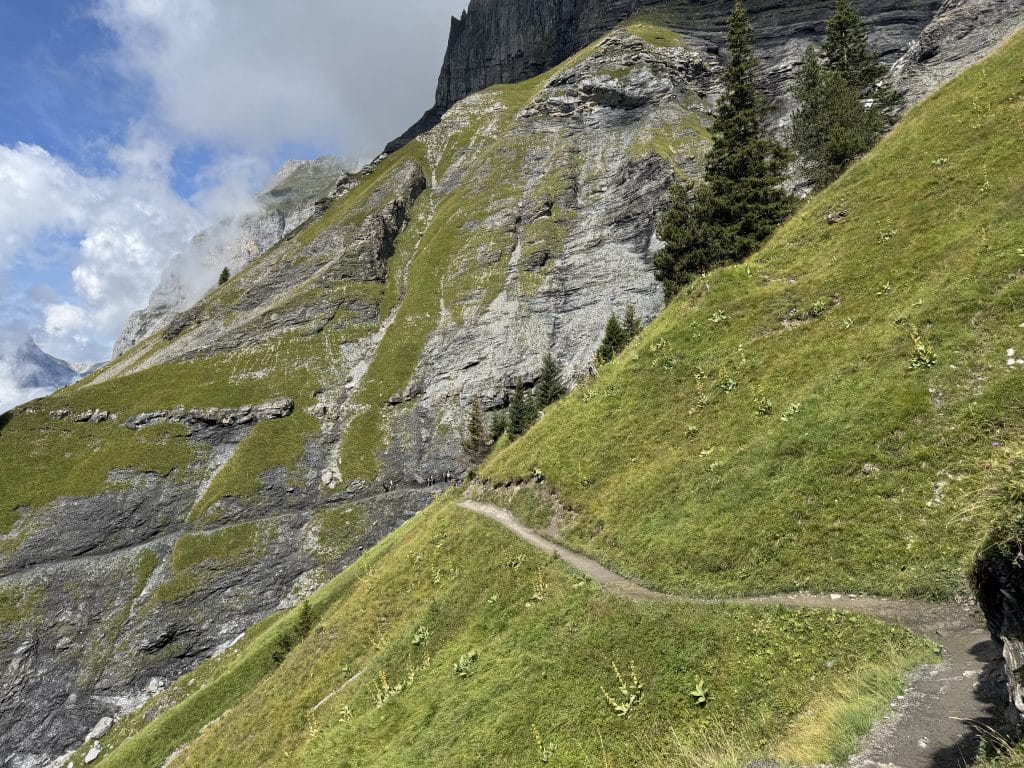 sentier de randonnée oeschinen