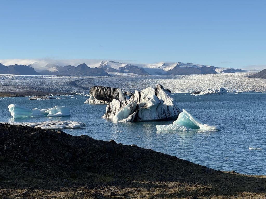 icebergs en Islande