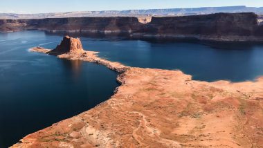 Lac Powell en helicoptère