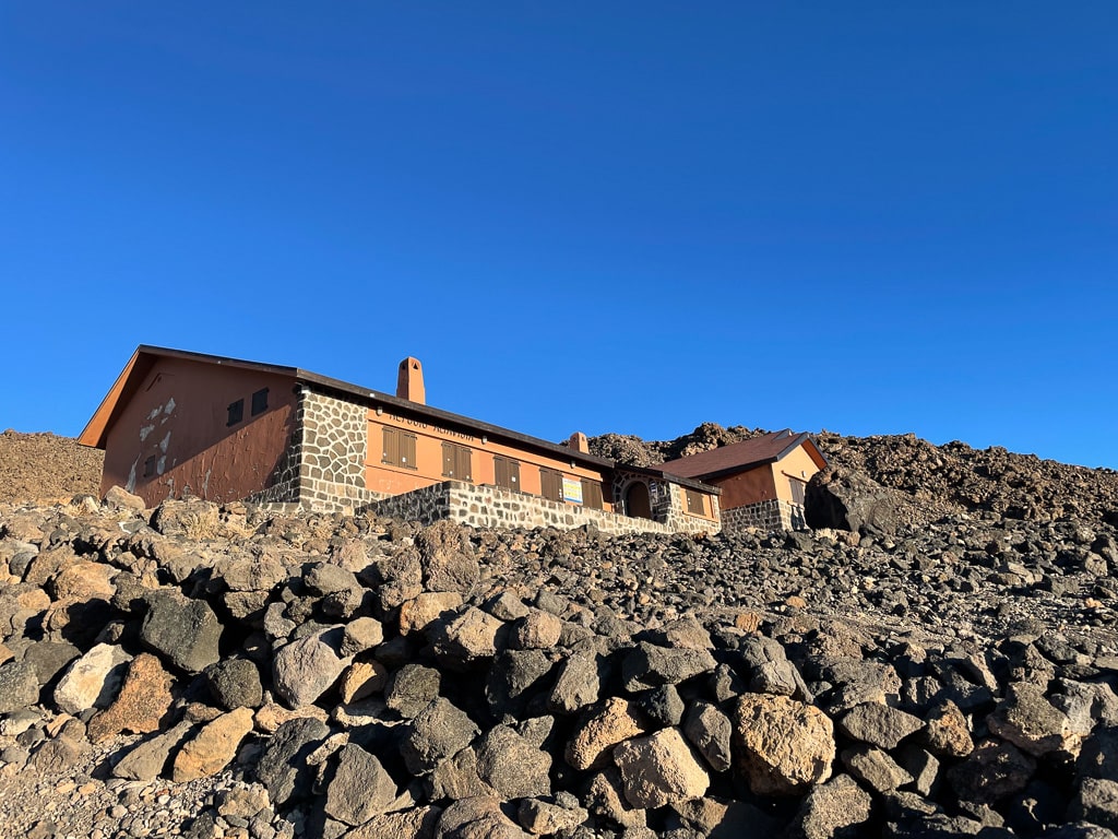 Le refuge Altavista dans le parc national du Teide