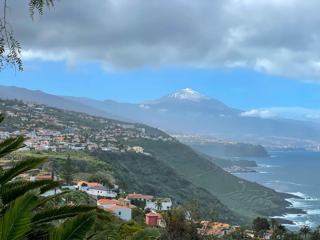 visite à Tenerife : el Sauzal avec vue sur le volcan Teide au lever du soleil