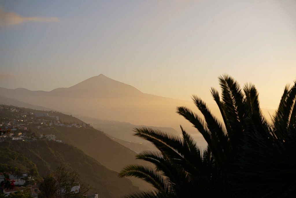 visite à Tenerife : el Sauzal et vue sur le Teide au Sunset