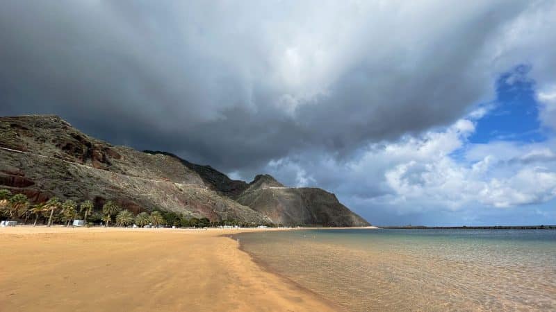 visite à Tenerife Playa de Las Teresitas