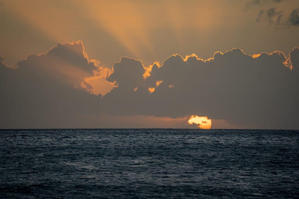 coucher de soleil Guadeloupe