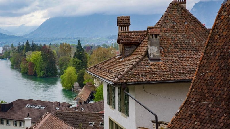 la ville de Thoune en Suisse