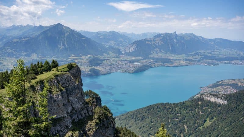 sur le sommet du Niederhorn