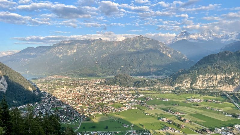 Interlaken vue d'en haut