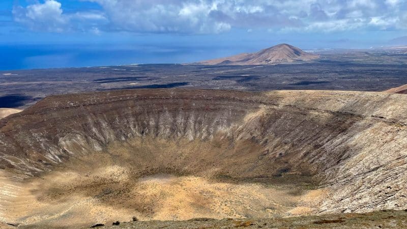 La Caldera Blanca à Lanzarote