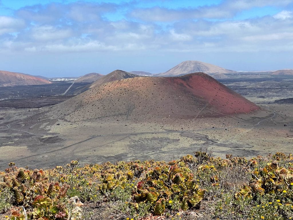La Montaña Colorada - volcans Lanzarote