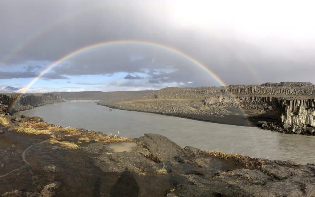 arc en ciel cascade islande