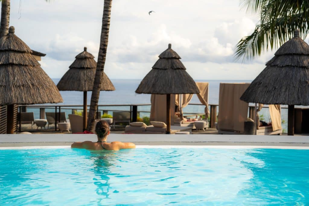 La piscine du Palm Hotel and Spa