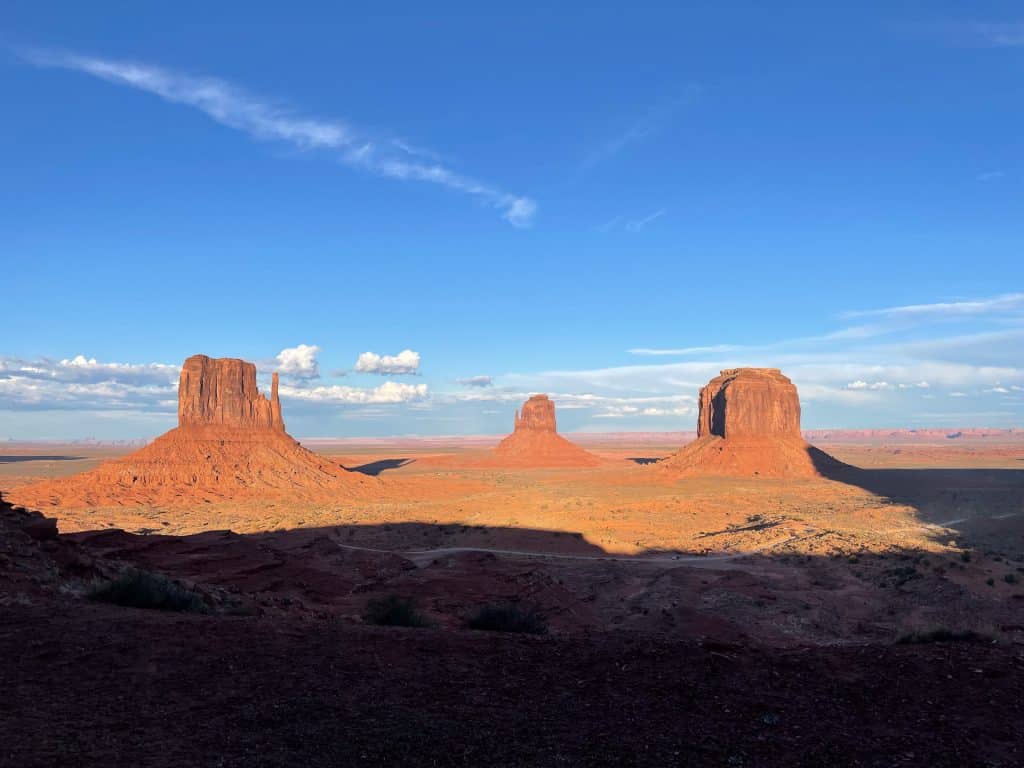 Sunset Monument valley