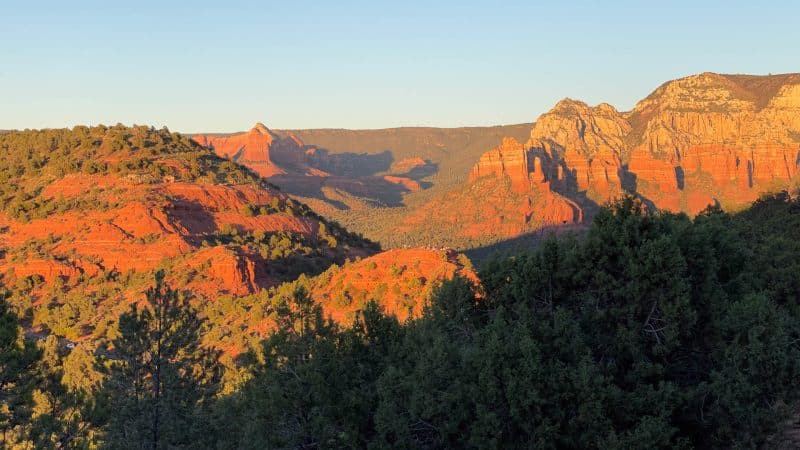 Sedona Sunset depuis Airport Mesa