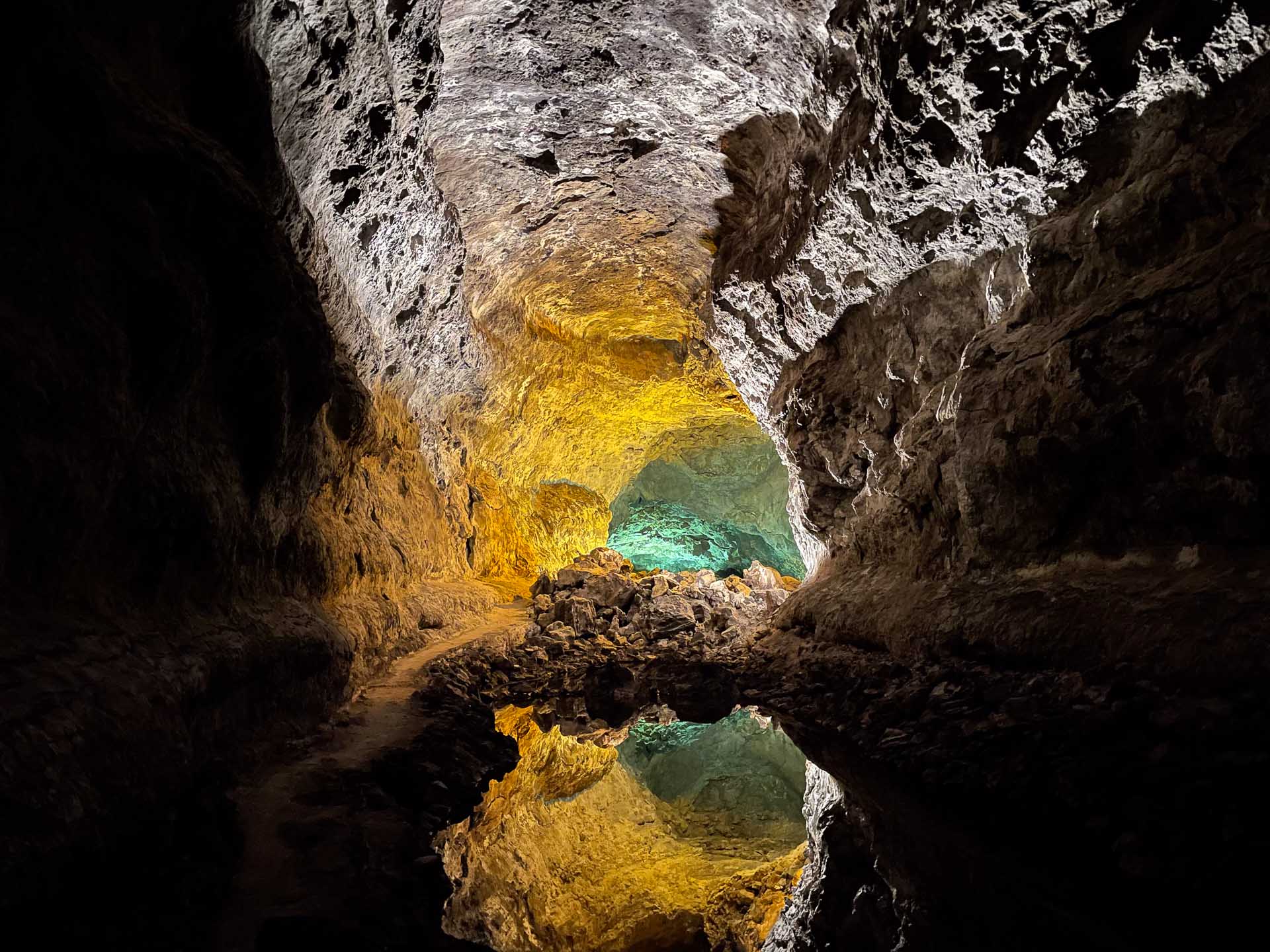 La Cueva de Los Verdes à Lanzarote
