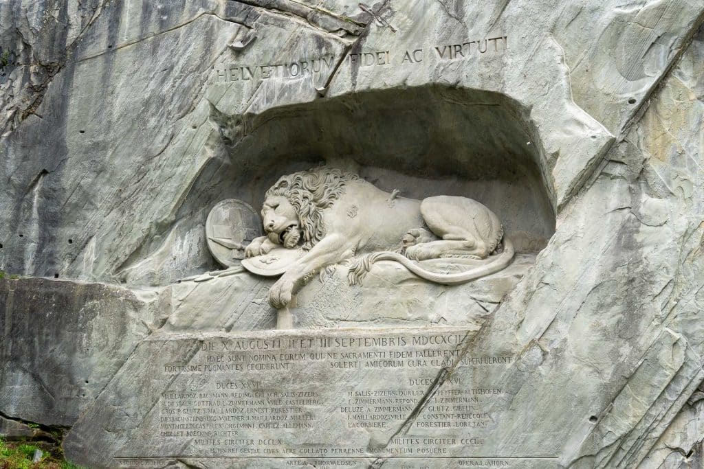 le lion de lucerne