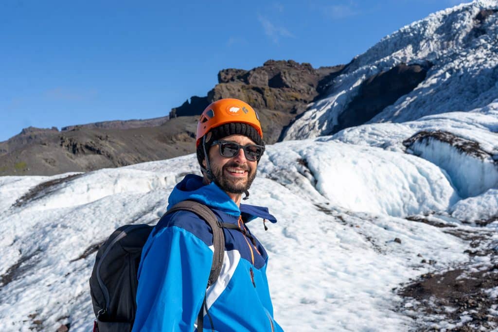 randonnée sur glacier